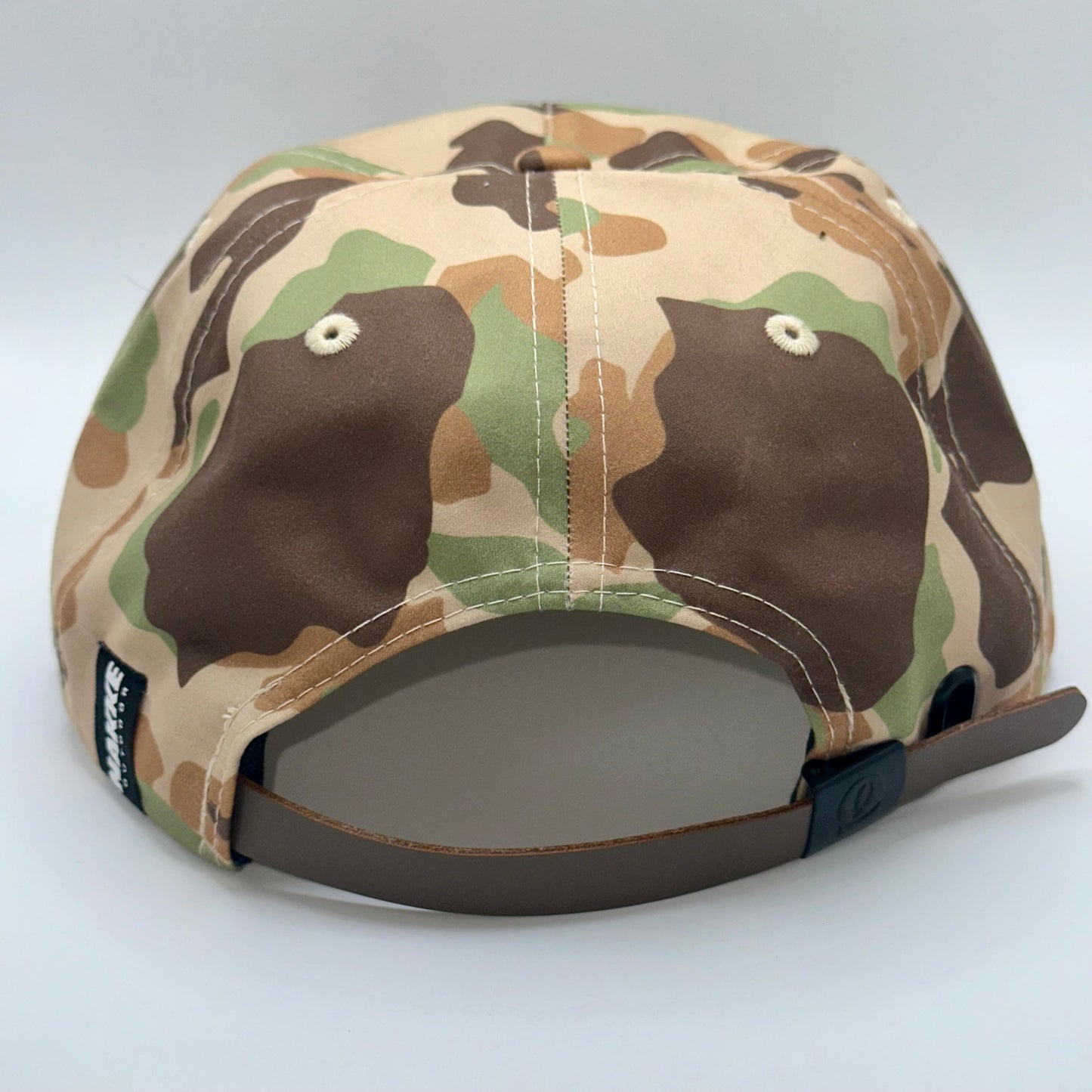 Camo outdoor patch strapback