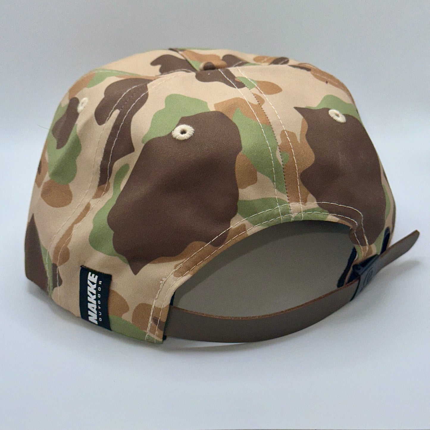 Camo outdoor patch strapback