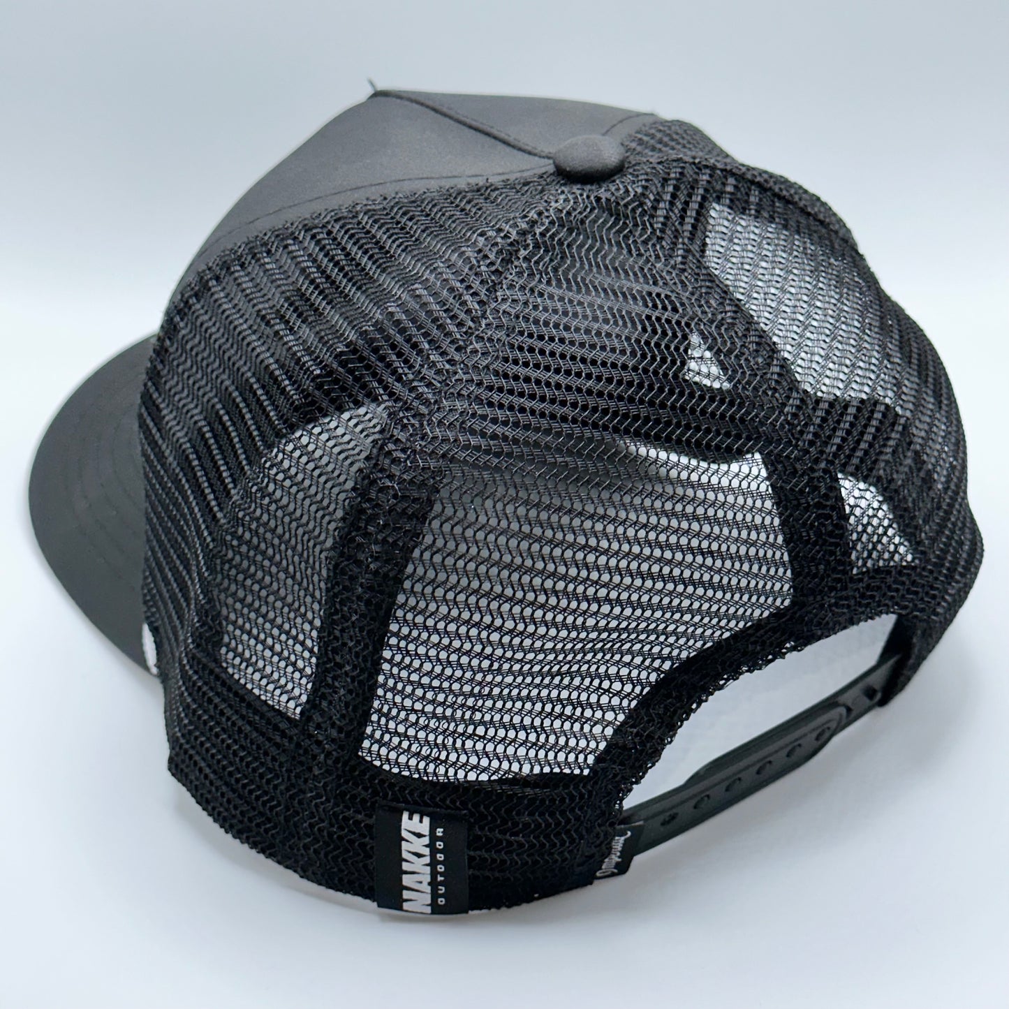 Black 5 panel retro fit mesh back - mallard hat