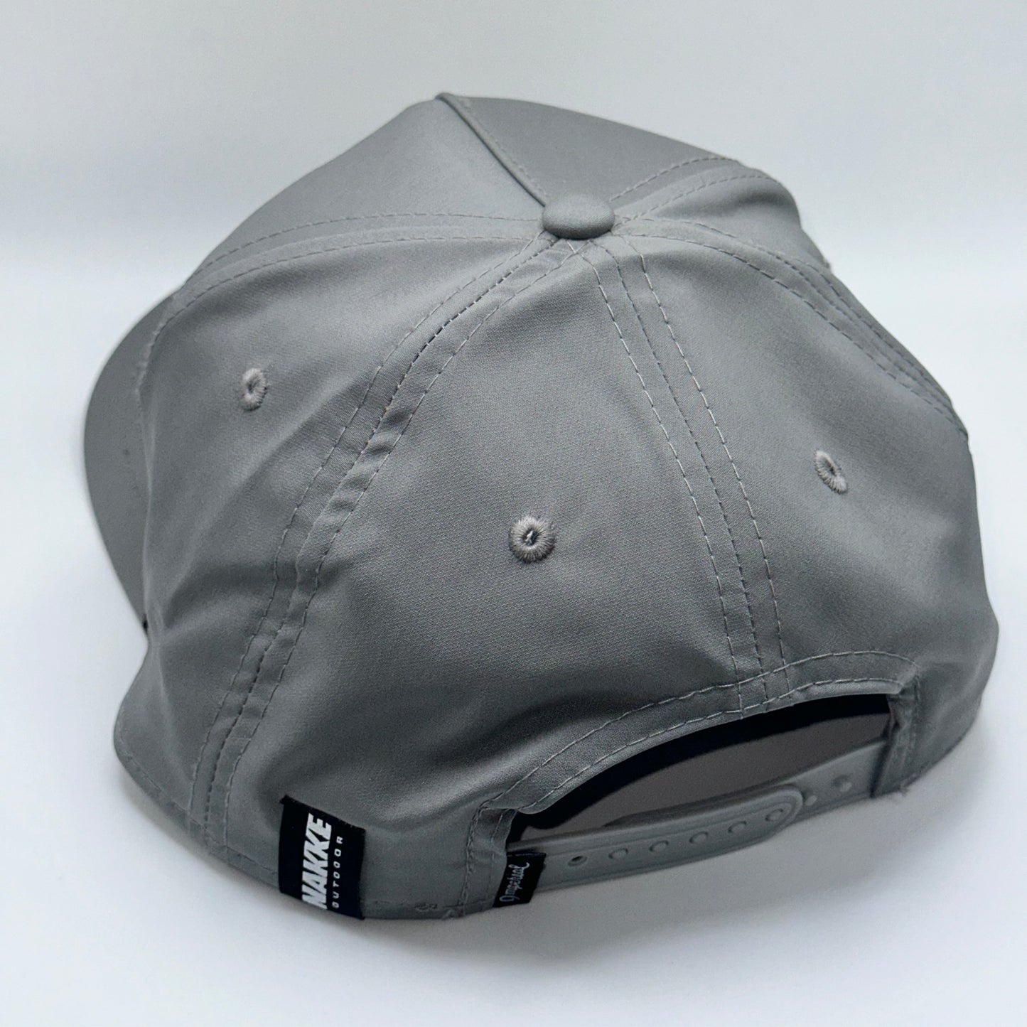 Grey bass snapback