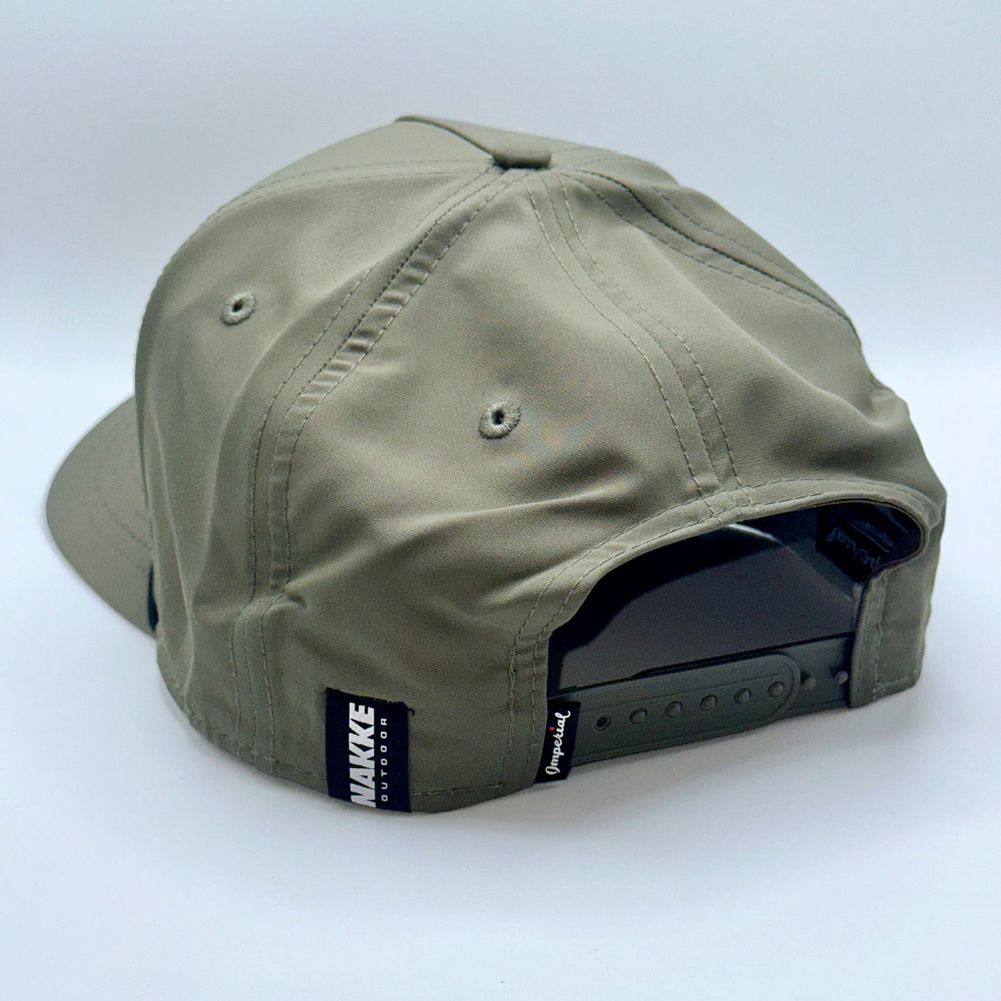 Olive Green Duck Logo Snapback