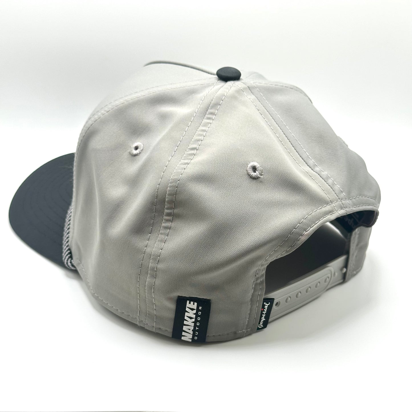 Black and Gray Duck Logo Snapback