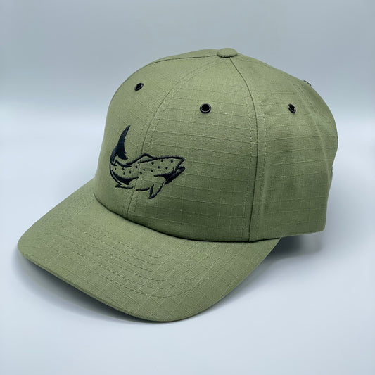 Olive green trout strap back